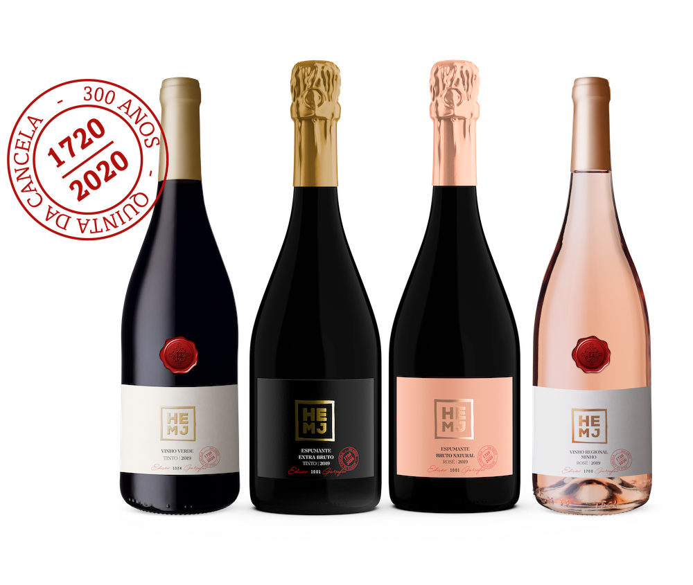 The HEMJ four-bottle lineup from Quinta da Cancela